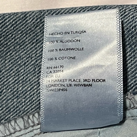 BDG URBAN OUTFITTERS RAW HEM DENIM SKIRT MEDIUM - Picture 5 of 5